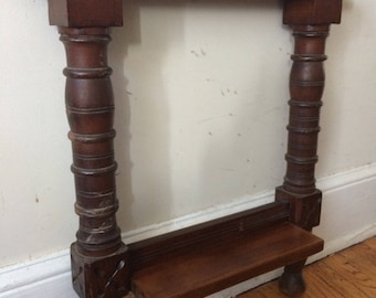 Antique one of a kind unique shelving unit