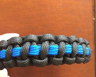 Thin Blue Line Bracelet