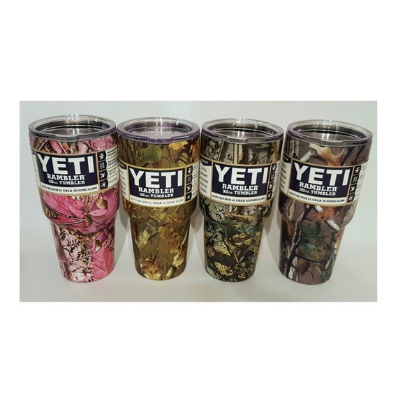 YETI Authentic CAMO 30 oz Rambler Tumbler Cup Mug Powder