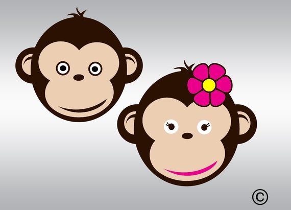 Download Monkey svg Monkey clipart Monkey face svg Birthday monkey