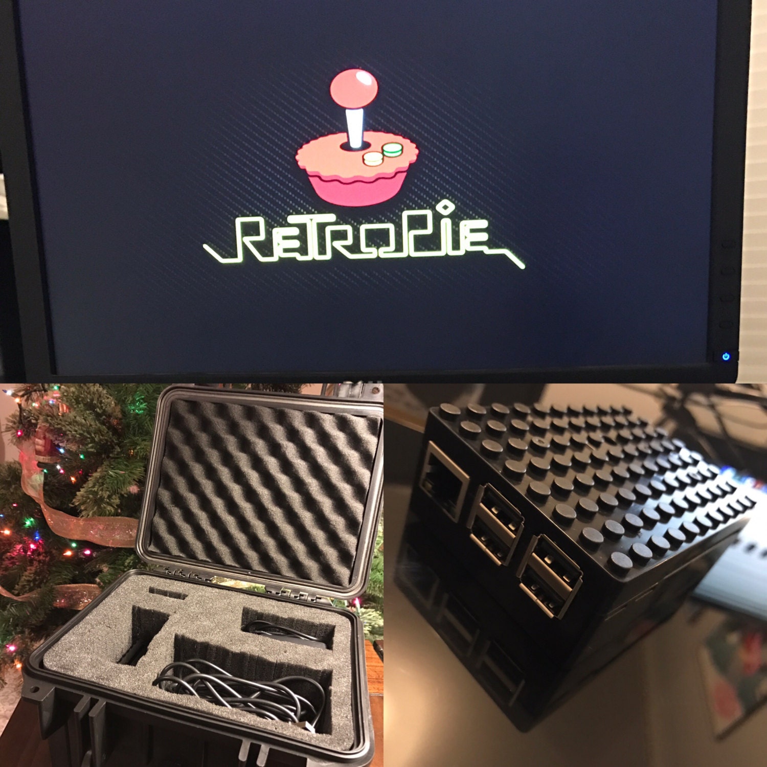 32GB Raspberry Pi 3 RetroPie and Kodi Console w/ Case 2