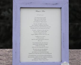 Mother son poem | Etsy