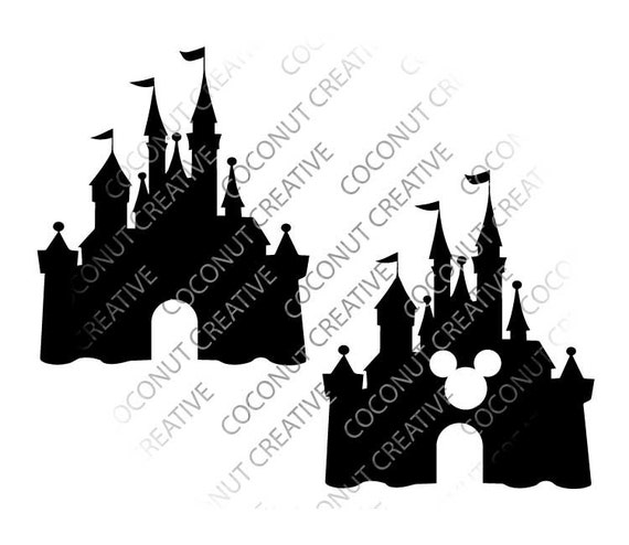 Disney Inspired Castle Mickey Mouse svg dfx jpg jpeg eps