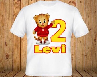Daniel Tiger Birthday Shirt