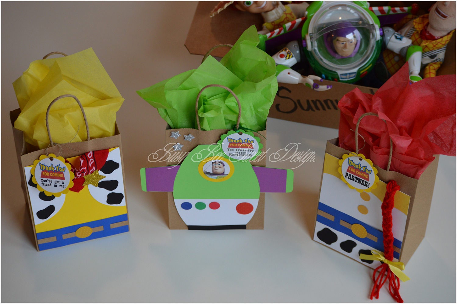 Toy Story Favor Bags / Woody Favor Bag / Jessie Favor Bag