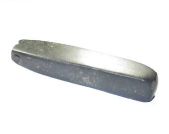 Bactrian Kushan Hematite Pendant over 2 1/2 inches, 2000 Years Old, Hole for Suspension Double Funneled