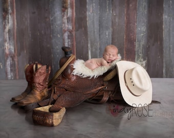 Little Cowboy digital backdrop