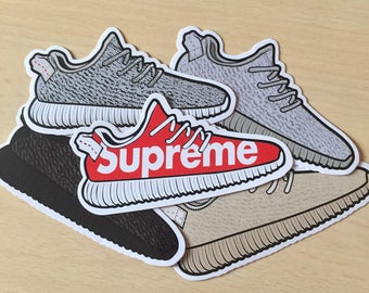 Yeezy Boost 350 Sneaker Shoe Sticker