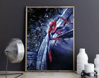Spiderman Wall Decor spiderman poster | etsy Spiderman Wall Decor spiderman poster | etsy