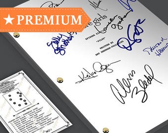 Gilmore Girls Pilot Episode TV Script Screenplay - Signed Autograph Reprint - Lauren Graham, Alexis Bledel, Keiko Agena, Scott Paterson