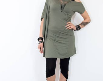 Dress-asymmetrical Dress, dance, bellydance tribal fusion for workout and lifestyle.