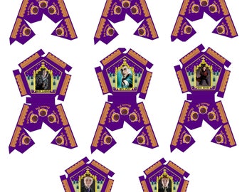 Harry Potter Party Printable Chocolate Frog Box Template