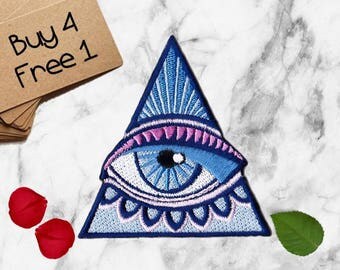 Evil Eye Patches All Seeing Eye Patches Iron On Patch Applique Patches For Jackets
