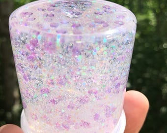 LIMITED EDITION!! Magic Pixie Slime (Clear with Iridescent Glitter & Purple Diamonds)