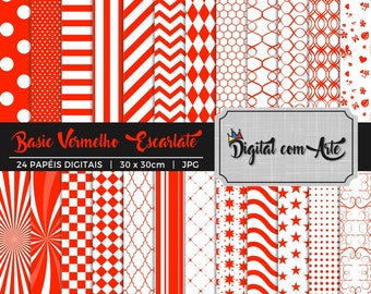 Red Scarlet Digital Paper