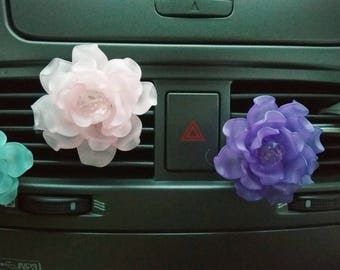 2pcs Flower Car Perfume, Car vent clip , Car Air Freshener, Car Fragrance, Car Interior