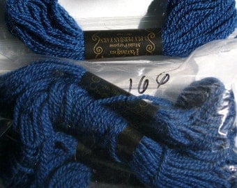 Yarn, Paragon, 100% Wool Crewel Needlepoint, Color #166 Midnight Blue, 8.8 Yards