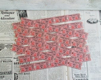 50 Vintage Theater Tickets - Vernon Theatre; Leesville, La.