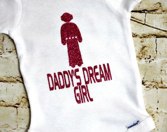 Princess Leia - Star Wars - Baby Girl Onesie - Fathers Day Gift - Baby Shower - 1st Birthday - New Dad - Cool Dad - Newborn to 36 months