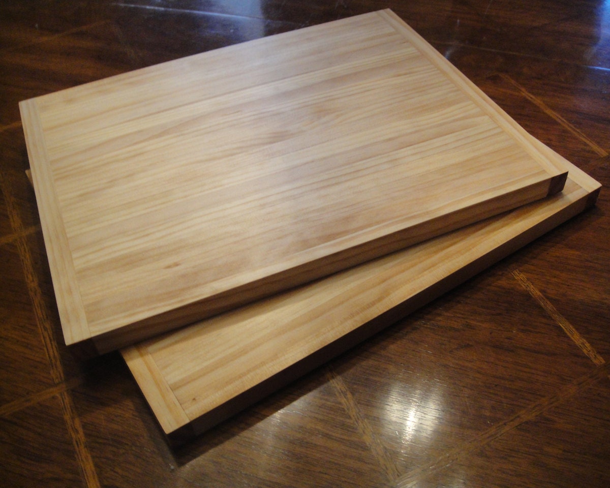 Butcher Block Cutting Boards Made From Monterey Pine