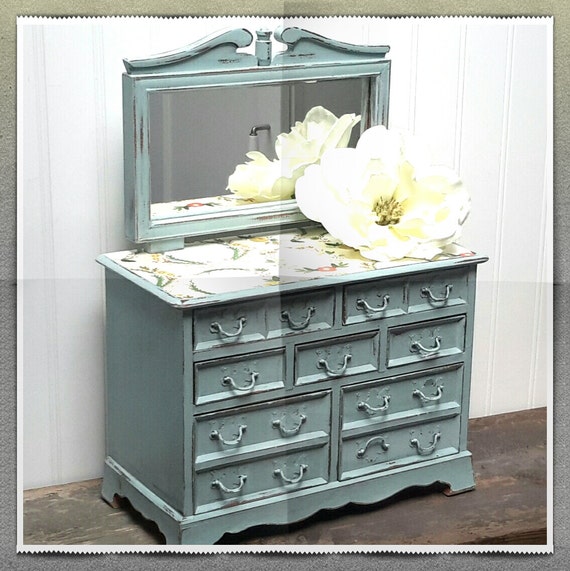 Items similar to Jewelry Box Shabby chic jewelry box dresser with