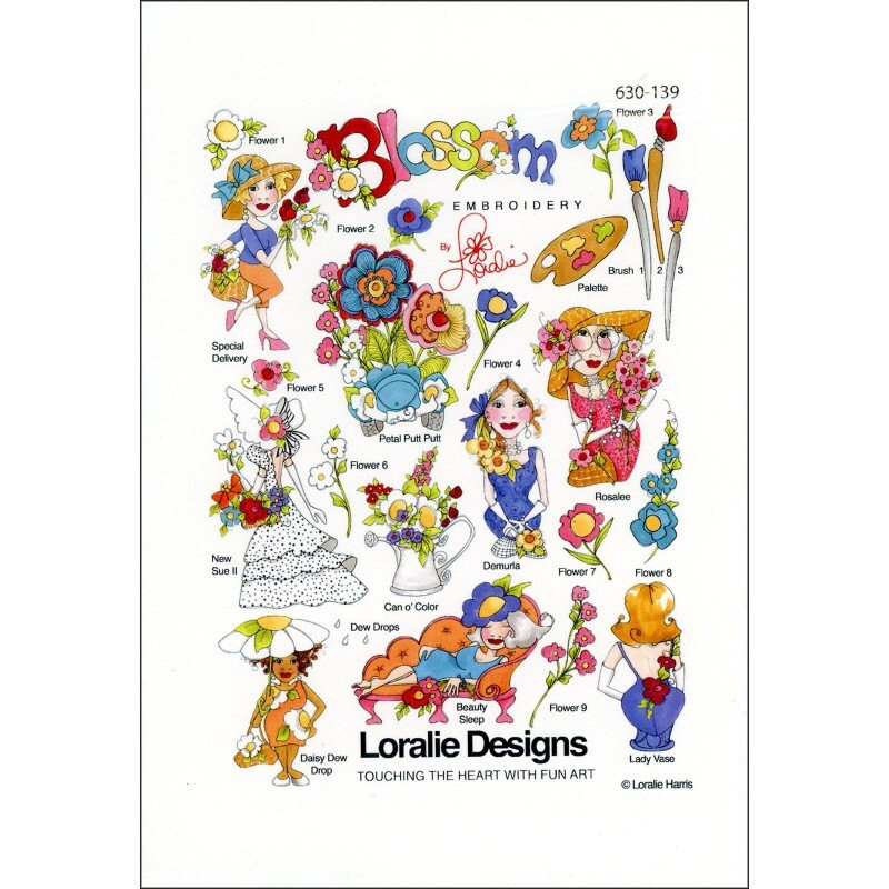 BLOSSOM Machine Embroidery CD Machine embroidery collection of