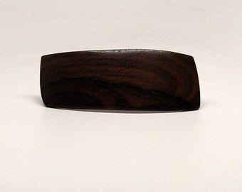 Wooden Hair Barrette, barrette, french clip, ziracote