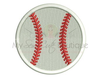 Baseball Embroidery Design - PES Machine Monogram Designs - 19 Sizes - Instant Download