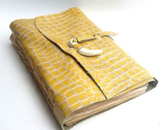 Dragonskin Journal with Dragon Tooth Enclosure