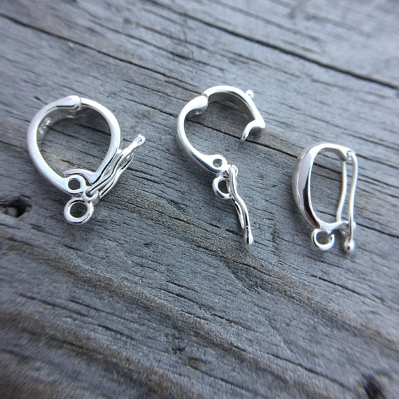 Sterling Silver Hinged Bail Jewelry Supplies Jewelry Findings