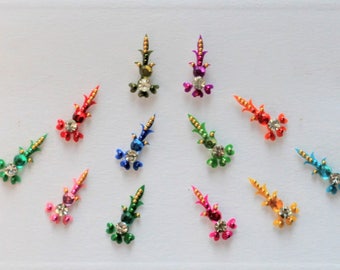 Bindi Self Adhesive Indian Dots Bollywood BellyDance Tattoo Body Art Wedding & Bridal Fashion Jewelry
