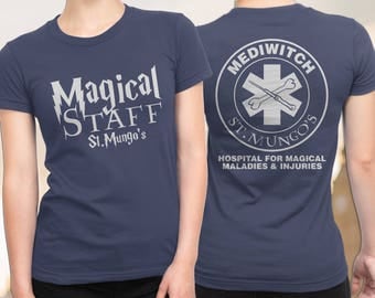 Harry Potter Doctor, FREE SHIPPING, Nurse Harry Potter Shirt, St Mungo's Hospital for Magical Maladies and Injuries, Harry Potter T-Shirt