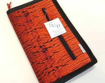 8" DPN or Crochet Hook Case in Luminosity coordinate Red