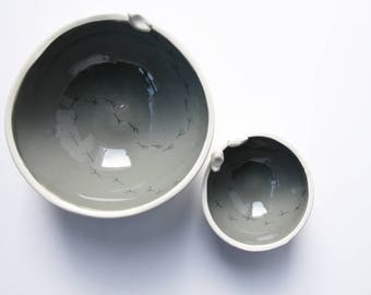dark grey ceramic bowl, modern, minimalist ceramics, simple ceramic bowl, neutral ceramic tableware, gift for host, mens gift, father's day