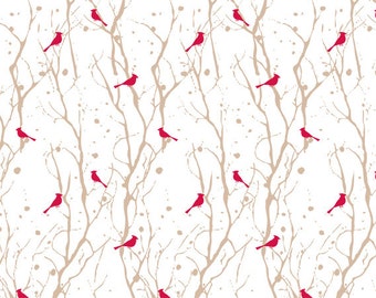 Tissue Paper 12 LARGE Sheets Woodland Cardinals Tissue Paper, 20" x 30"