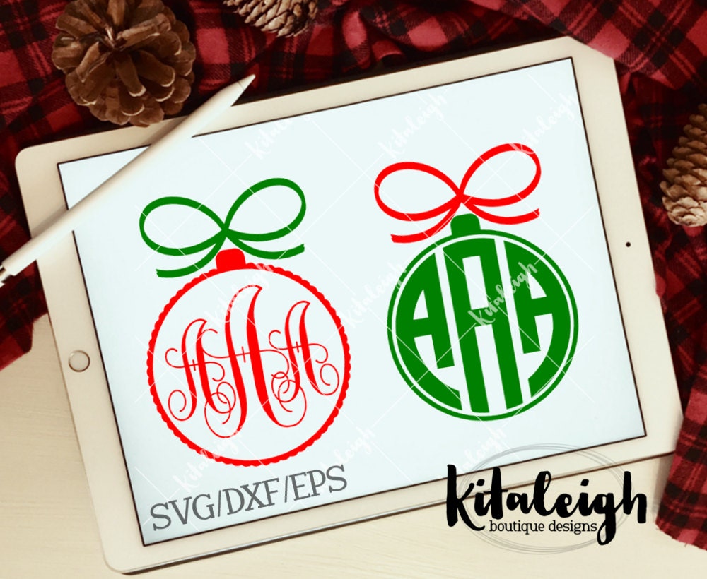 Simple Ornament Monogram Frames .DXF/.SVG/.EPS Files for use