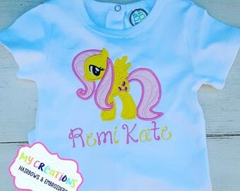 Fluttershy Pony My Little Pony Birthday Shirt