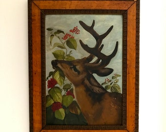Antique Deer Painting
