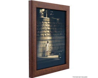 Craig Frames, 11x17 Inch Honey Brown Picture Frame, Contemporary 1" Wide (232476161117)