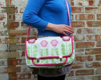 Satchel Bag Pattern PDF Sewing Pattern Messenger Bag Crossbody Bag Changing Bag School Bag Handbag