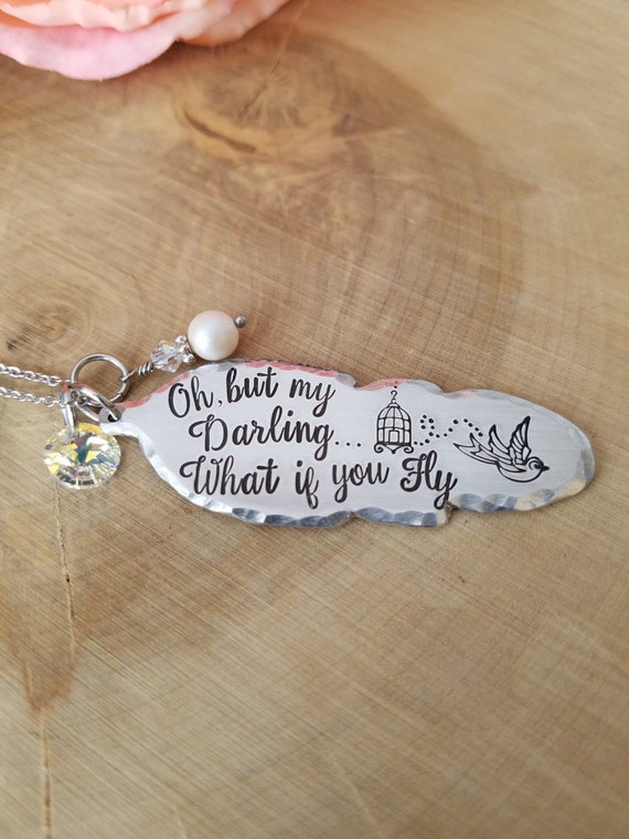 What if you fly necklace encouragement necklace