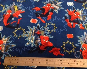Spiderman fabric | Etsy