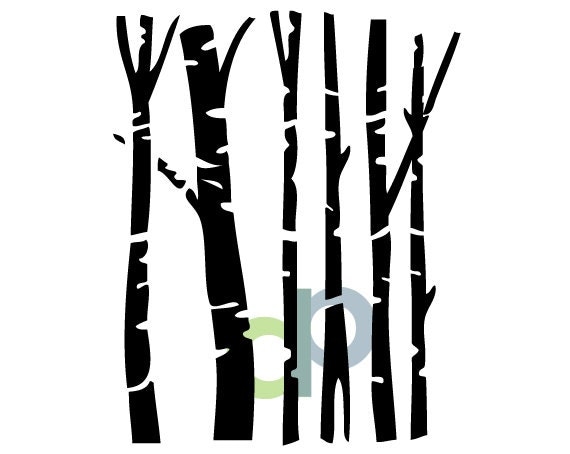 Birch trees-SVG file