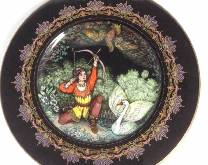 Villeroy and Boch Plate, Heinrich Porcelain, Magical Fairy Tales, Tsar Saltan, Vintage Limited Edition Collector Plate