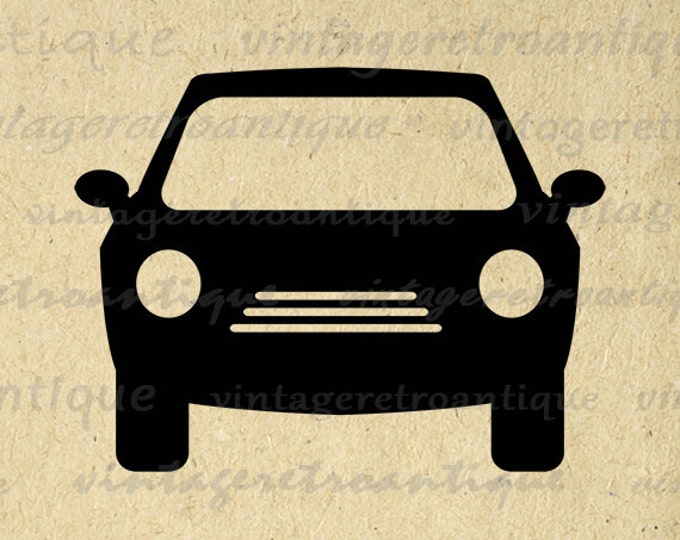 Printable Car Digital Image Download Graphic Illustration Antique Clip Art Jpg Png Eps HQ 300dpi No.3946