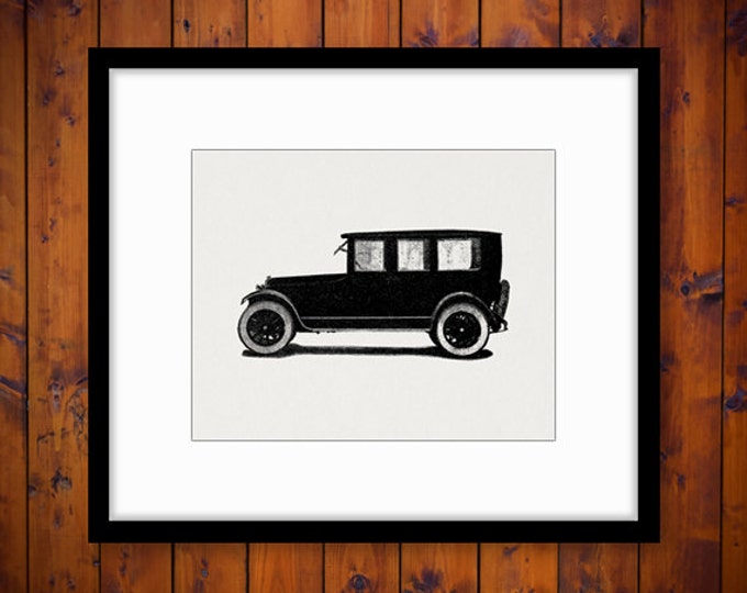 Antique Car Printable Image Download Old Automobile Graphic Digital Vintage Clip Art Jpg Png Eps HQ 300dpi No.3398