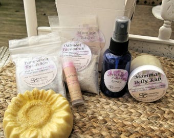Expecting Mommy Gift Basket - Mom to Be Gift - New Mom Gift Basket - Bath & Beauty Gift Basket - All Natural - Lavender Gift Basket