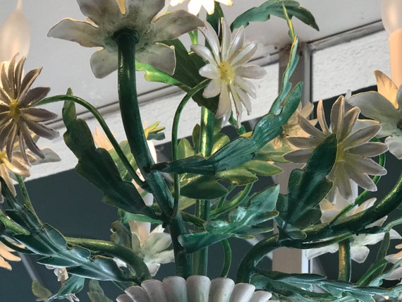 Daisy metal chandelier