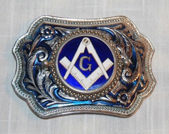 Masonic belt buckle | Etsy