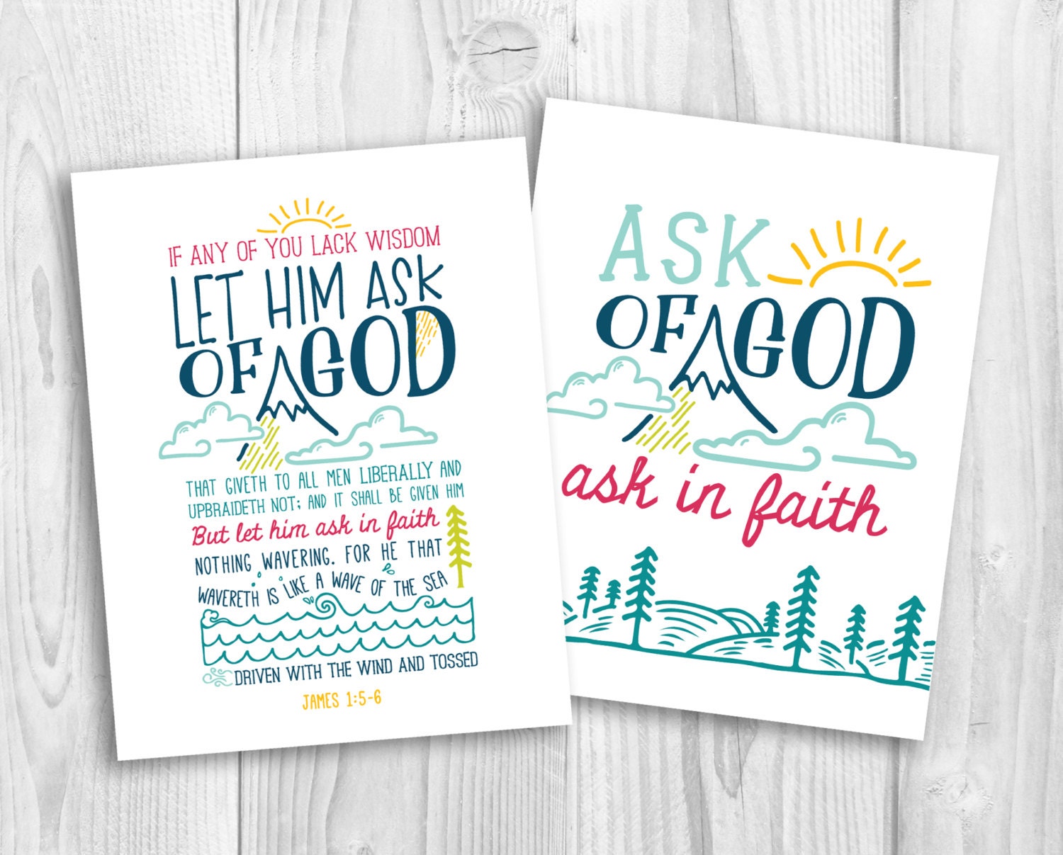 LDS Young Women 2017 Mutual Theme print Let Him Ask of God